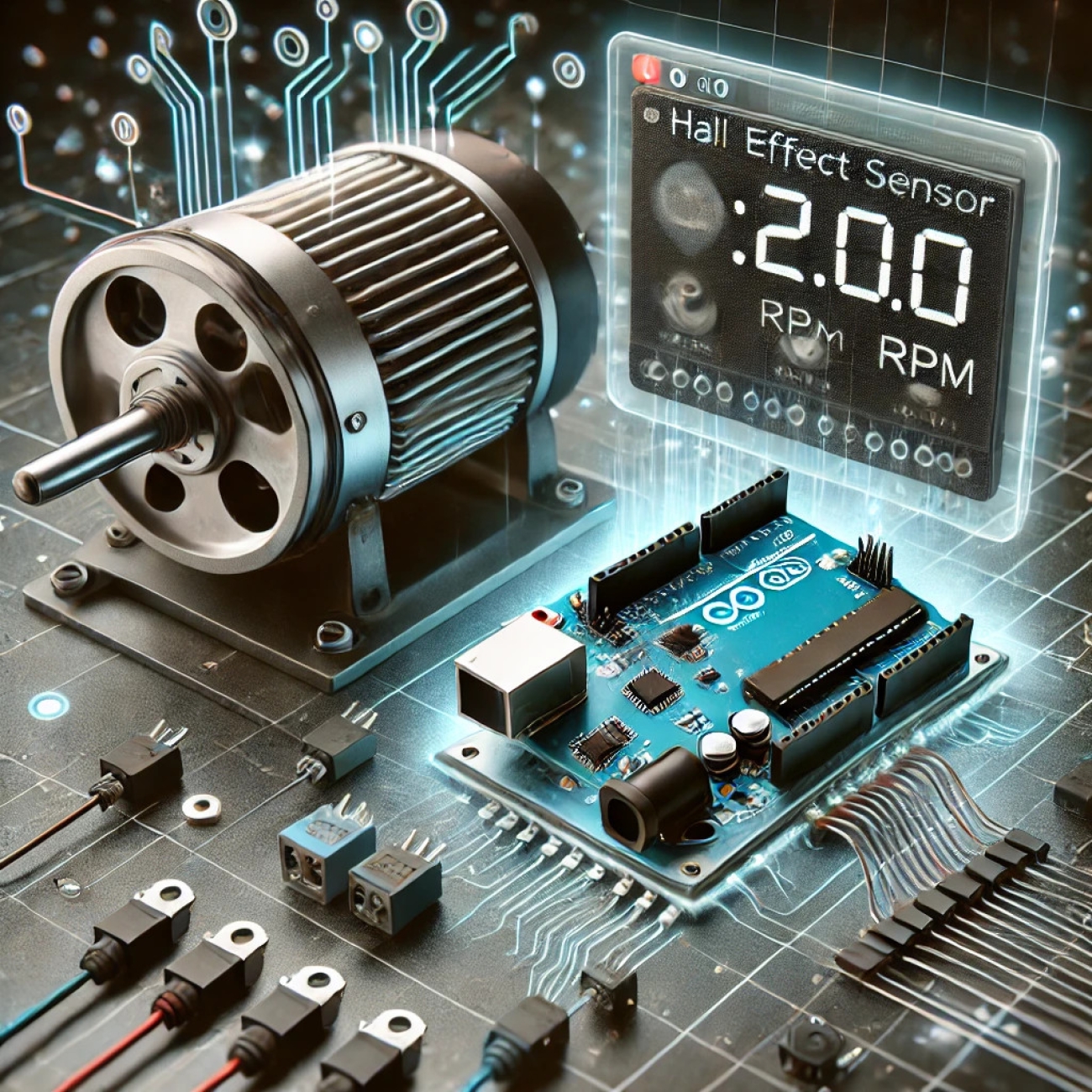 Расчет оборотов датчики холла Arduino